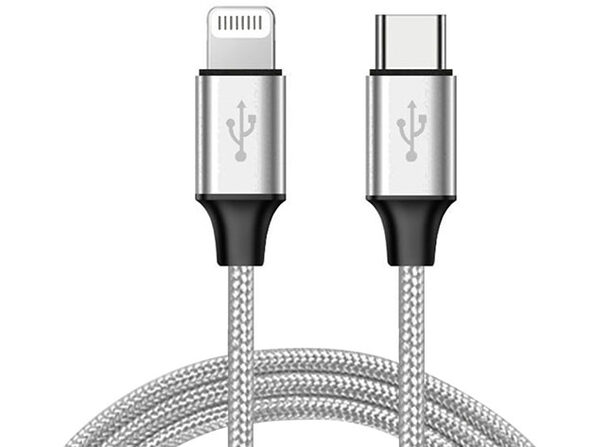 USB-C to Lightning Cable 1M Silver - Product Image