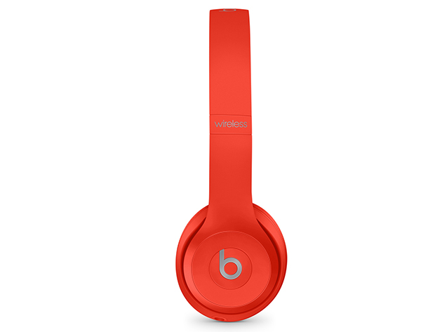 Beats Solo 3 True Wireless On-Ear Headphones (Citrus Red)