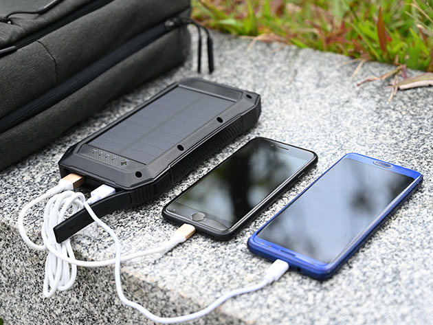 Sun Chaser 20,000mAh Solar-Powered Wireless Phone Charger