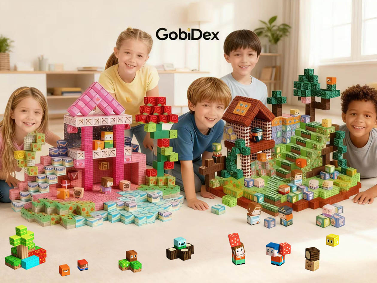 GobiDex Magnetic Building Block Set (Mystic Grove & Heartsblock)