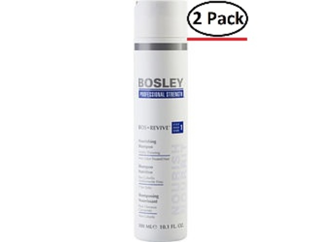 Bosley By Bosley Bos Revive Nourishing Shampoo Visibly Thinning Non Color Treated Hair 10.1 Oz For Unisex (Package Of 2)
