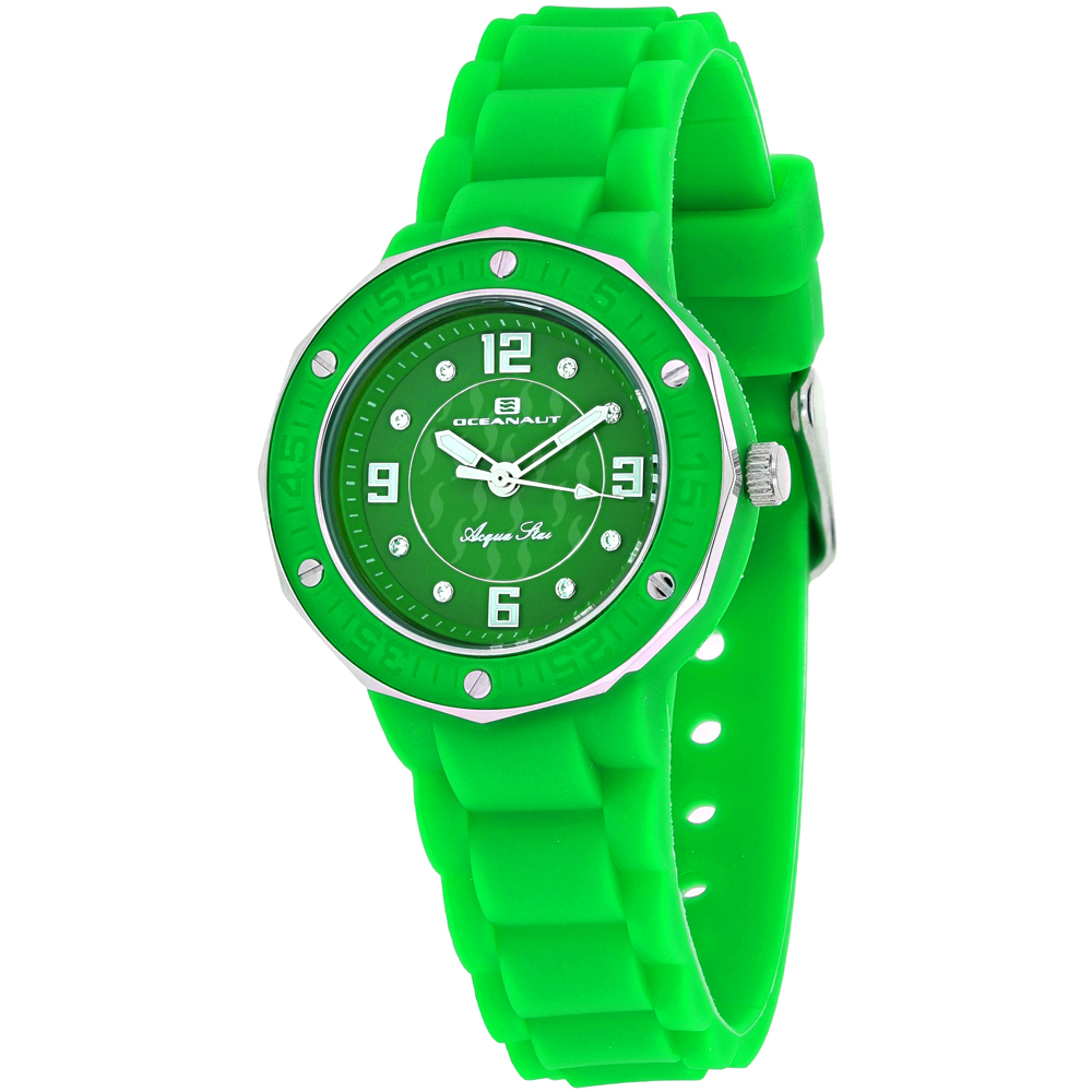 Oceanaut Women's Acqua Star Green Dial Watch - OC0439