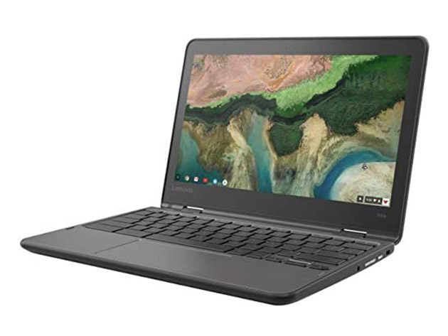 Lenovo 300E 11.6" 2-in-1 Touchscreen Chromebook, 32GB, Grey (Refurbished)