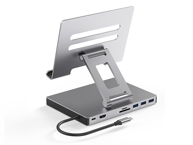 8-in-1 Laptop & Tablet Docking Stand