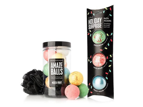 Exclusive Da Bomb Bath Fizzers Pack 11 Bath Bombs Loofah Joyus