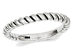 Ladies Twisted Wedding Band in 14K White Gold - 6.5