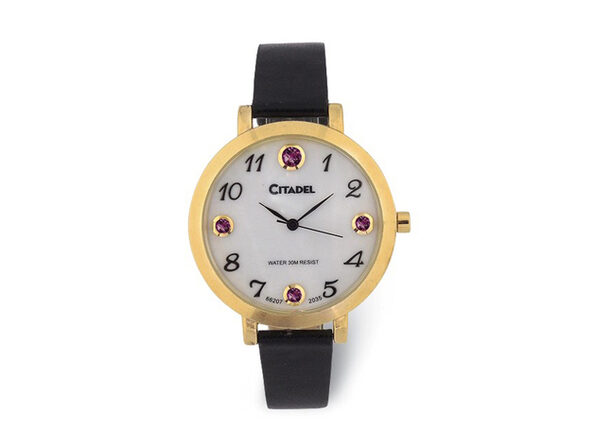 Citadel Ladies February Simulated Birthstone Watch - Product Image