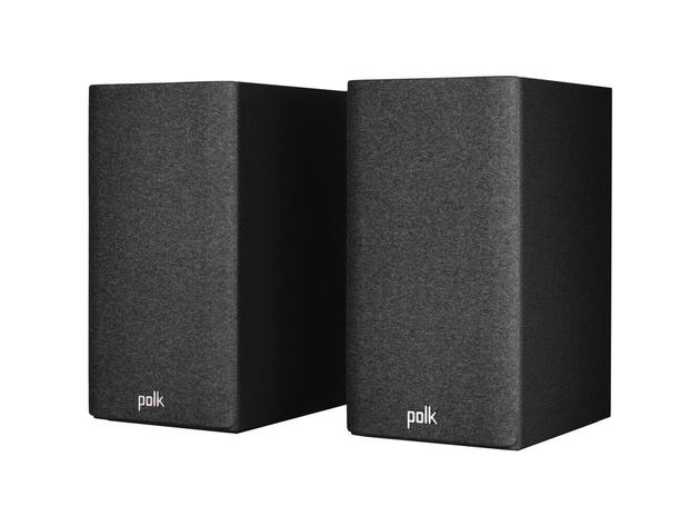 Polk Audio R100BK Reserve R100 Black Bookshelf Speakers (Pair)