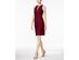 Nightway Women's Sequined Lace Cocktail Dress Red Size 14