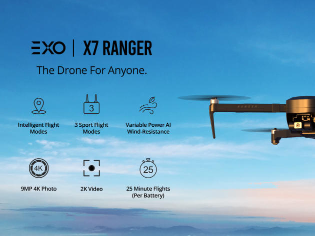EXO X7 Ranger 4K Dynamic Camera Drone