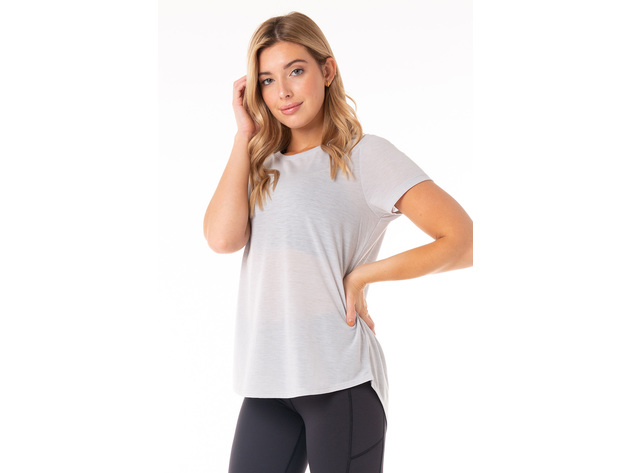 Kyodan Womens Scoop neck T-shirt Top - Large