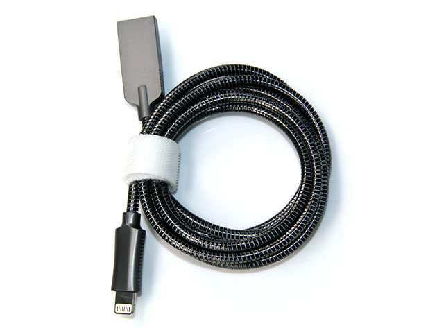 PLUGiES™ CURVES: Stainless Steel Zinc Alloy Cable (Lightning)
