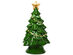 Costway 11.5''Pre-Lit Ceramic Christmas Tree Tabletop Lights Green - green