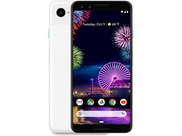 Google Pixel 3, Verizon 64 GB, 5.5" Display Unlocked Cell Phones - Clearly White (Like New, Open Retail Box)