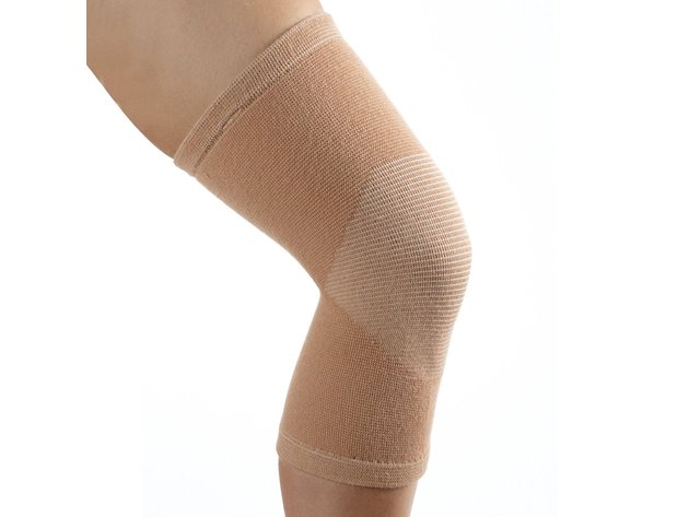 FLA Orthopedics Therall Joint Warming Knee Support Four-way Stretch Material Small, Beige