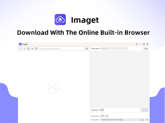 Imaget Bulk Image Downloader for Desktop Only: Lifetime Plan