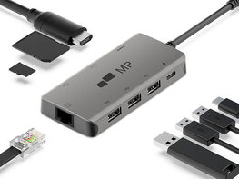 Mobile Pixels 8-in-1 USB-C Hub with 4K HDMI