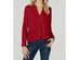 INC International Concepts Women's Twist-Front Button-Up Top Red Size XX Large