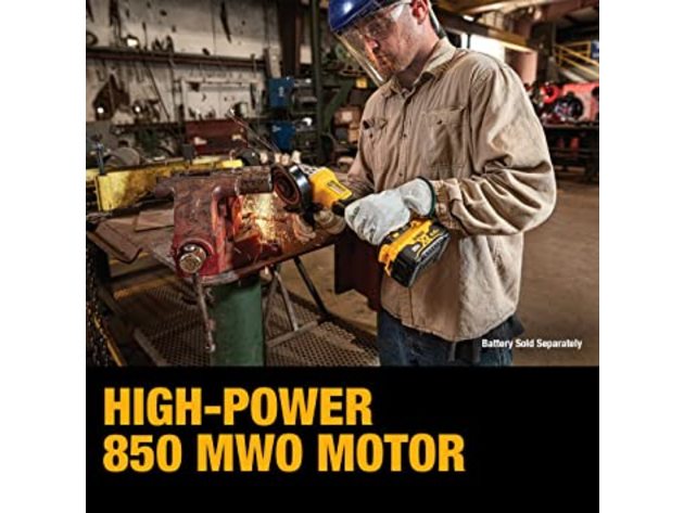 DEWALT DCG413B ‎20-Volts MAX* Battery Powered Angle Grinder Tool, Tool Only (Refurbished)
