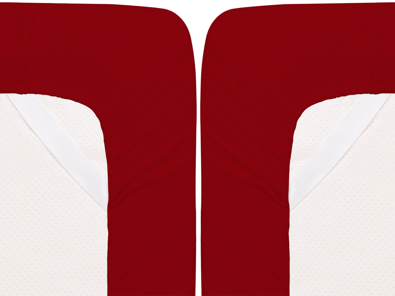 Super-Soft 1800 Series Bamboo Blend 6-Piece Sheet Set (Burgundy/Full)