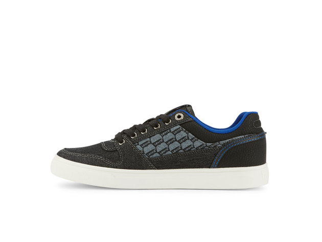 Levi's Mens Mason Lo Monogram Rubber Sole Casual Canvas Sneaker Shoe - 13 M Black