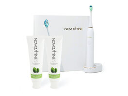 Novashine® Ultrasonic Toothbrush + 2 Toothpaste Bundle