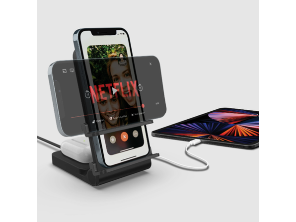 MyCharge True Universal™ 3-in-1 Wireless Charging Stand (Open Box)