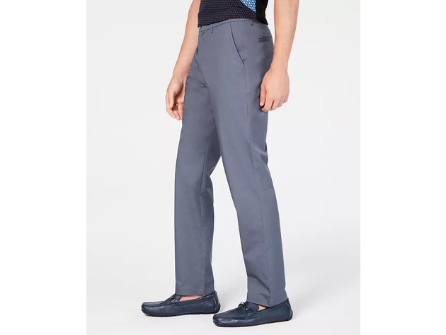 Alfani Men's AlfaTech Classic-Fit Chino Pants Infinity Blue Size 33x30
