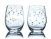 Science-Themed Sand-Etched Glasses (Wine/Set of 2)