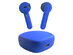 Rubberized Wireless Earbuds + Charging Case (Royal Blue)
