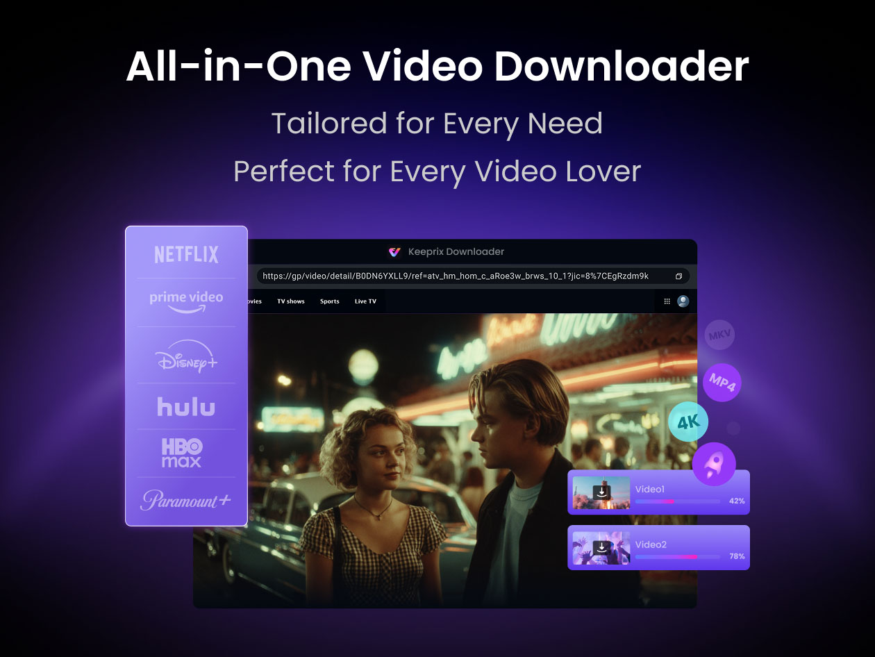 Keeprix All-in-One Streaming Video Downloader: Lifetime Subscription