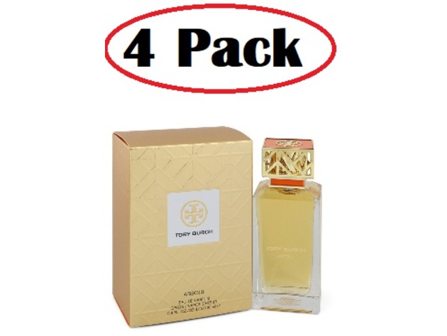 4 Pack of Tory Burch Absolu by Tory Burch Eau De Parfum Spray 3.4 oz