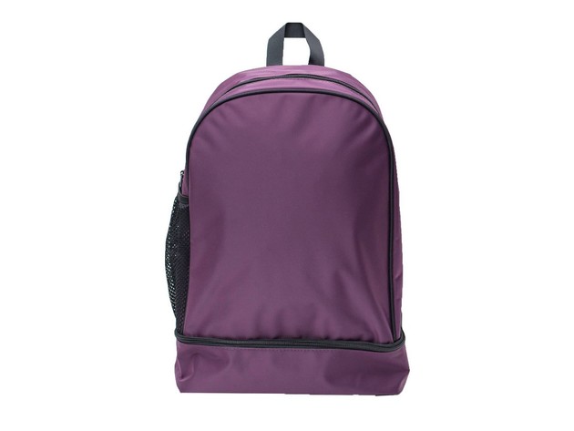Bioworld Nylon Dome Backpack, Dimensions: 8 Inches Height x 12 Inches Width x 7 Inches Depth, Dark Purple