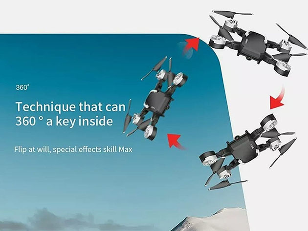 Ninja Dragon J10X Wi-Fi RC Quadcopter Drone with 4K HD Camera (2-Pack)