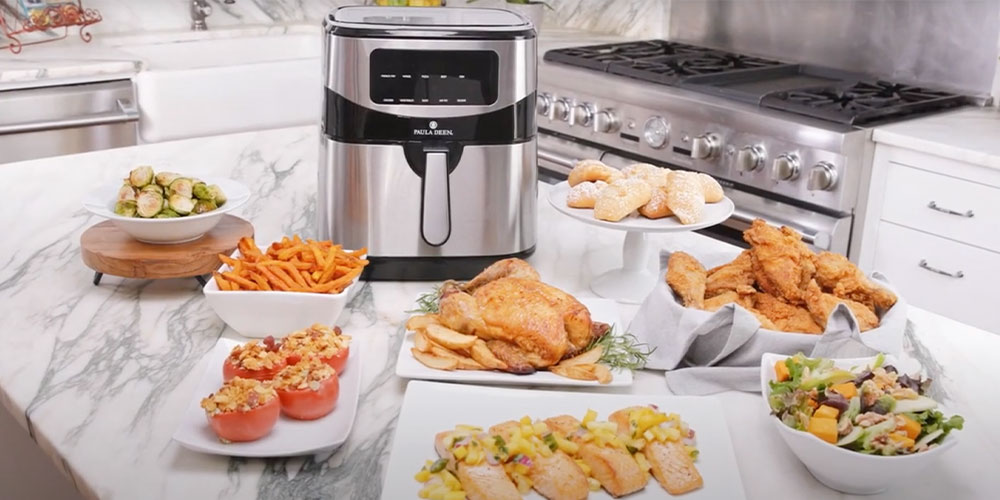 Paula Deen 1700W Stainless Steel 10Qt Digital Air Fryer