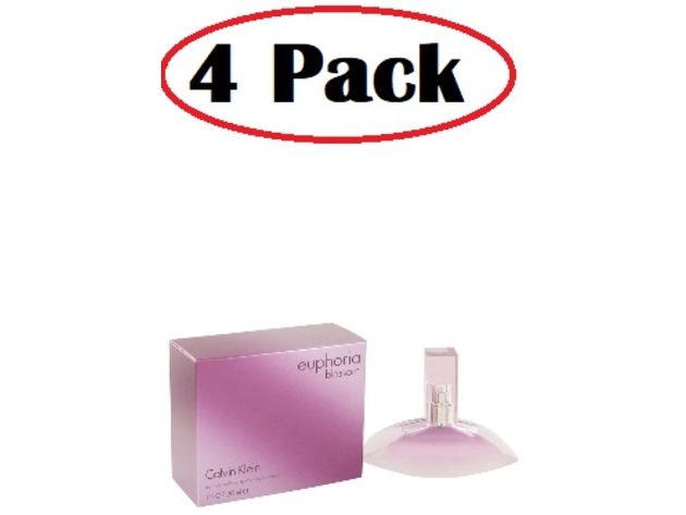 4 Pack of Euphoria Blossom by Calvin Klein Eau De Toilette Spray 1