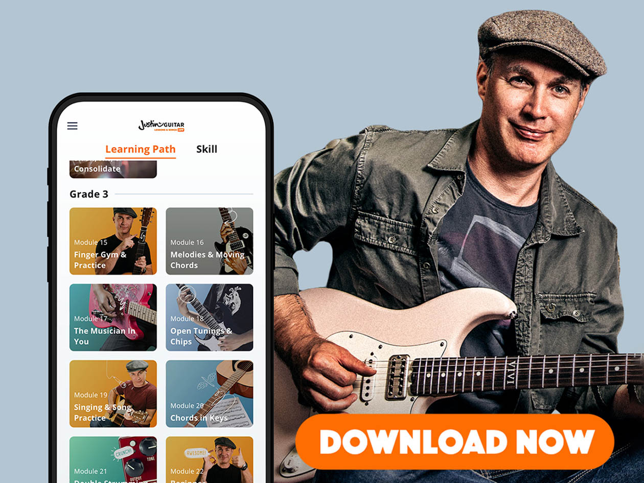 JustinGuitar Unlimited Access Plan: 1-Year Subscription