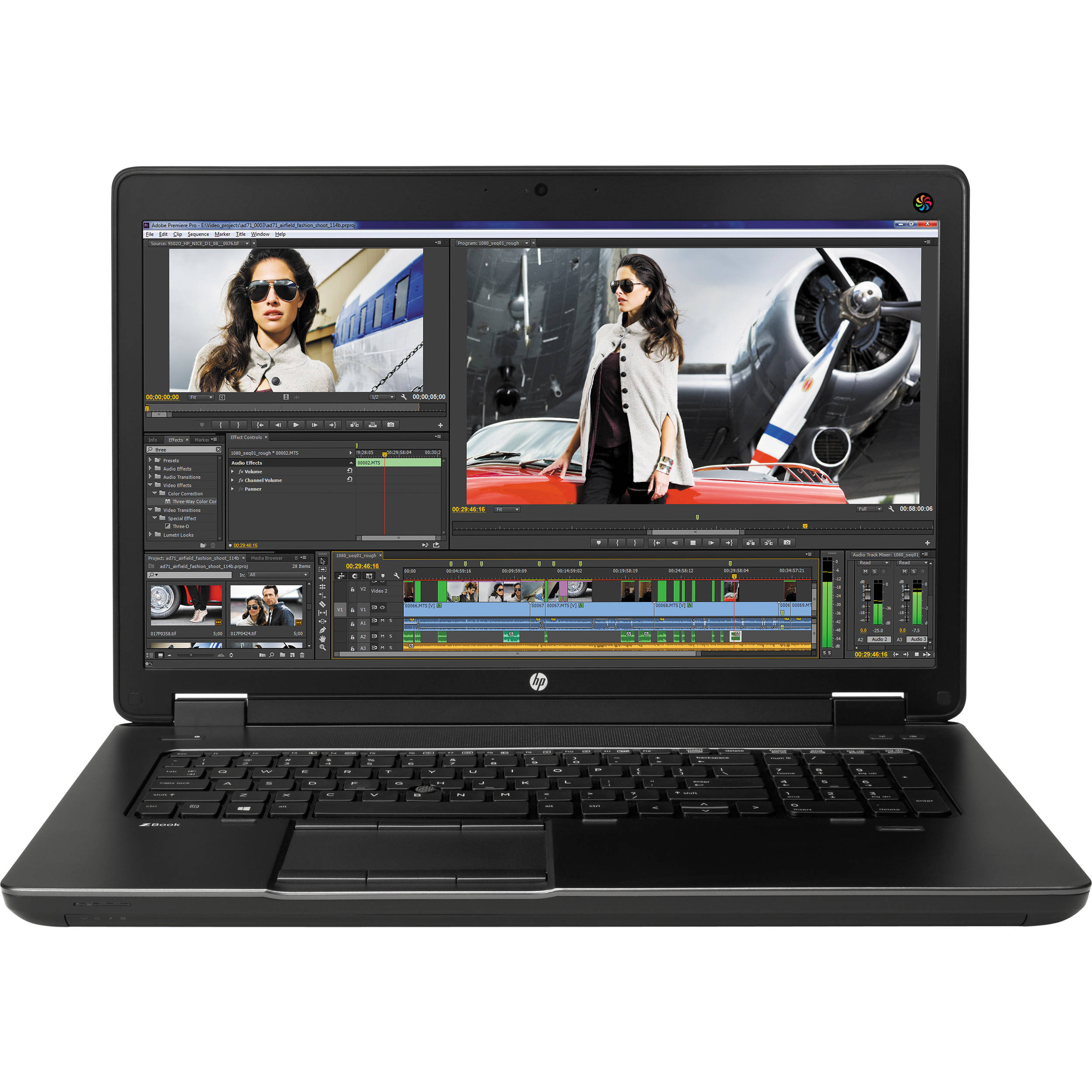 HP Zbook 17 G2 17" Laptop, 2.6GHz Intel i5 Dual Core Gen 4, 8GB RAM, 250GB SSD, Windows 10 Home 64 Bit (Refurbished Grade B)