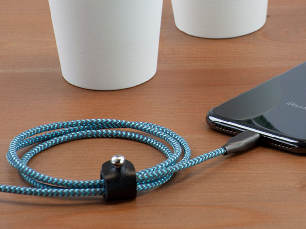 Piston Connect Braid+ MFi Lightning Cable (Turquoise/2-Pack)