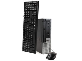 Dell OptiPlex 9010 Ultra Small Form Factor Computer PC, 3.20 GHz Intel i5 Quad Core Gen 3, 4GB DDR3 RAM, 240GB SSD Hard Drive, Windows 10 Home 64 bit (Renewed)