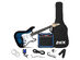 LyxPro 39" Electric Guitar (Right-Handed/Blue)