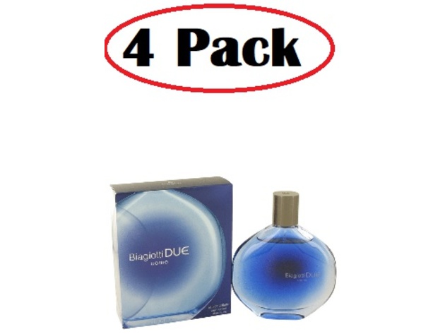 4 Pack of Due by Laura Biagiotti Eau De Toilette Spray 3 oz