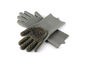 Silicone Dishwashing Gloves with Scrubbers (1-Pair) grey
