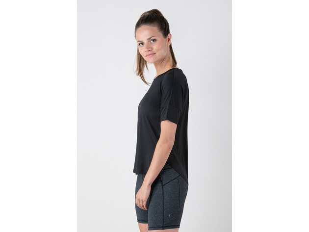 Kyodan Womens Basic Short Sleeve Workout Tank Top Tee Tshirt - X-Small