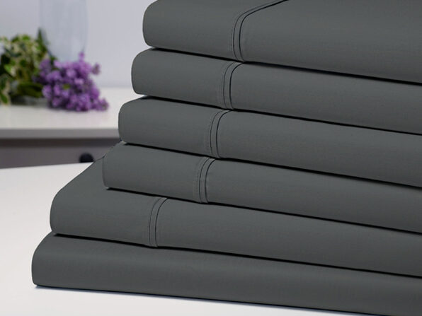 Bamboo Comfort Luxury Sheet Set Grey Full Joyus Bamboo Comfort Luxury Sheet Set Grey Full