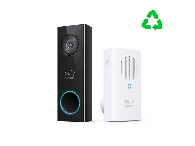 eufy Video Doorbell 2K (Wired) (Renewed)