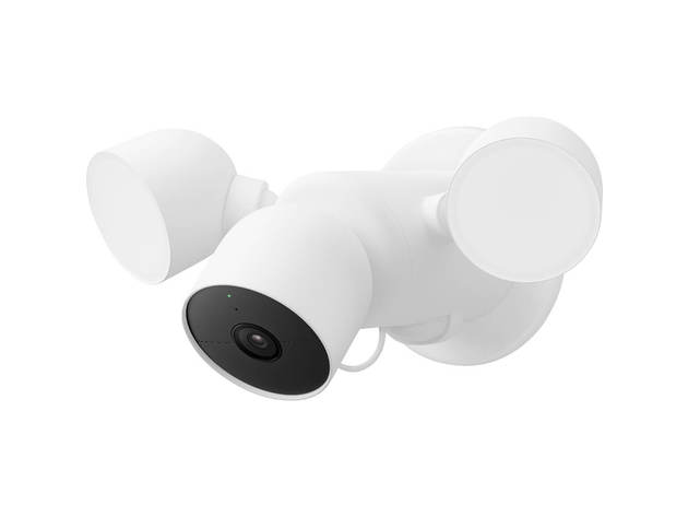 Google Nest CAMFLOODW Camera with Floodlight - White