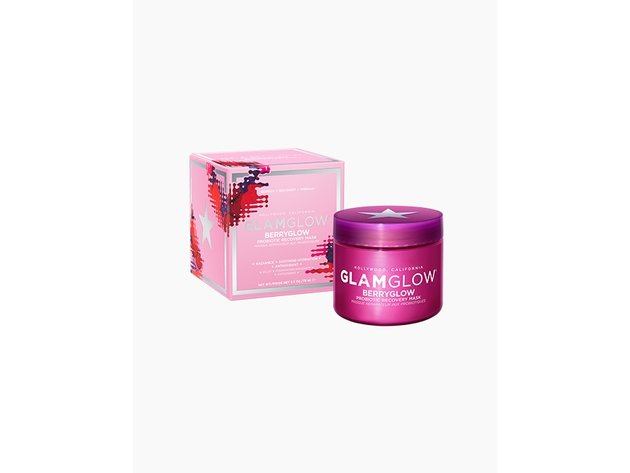 Glam Glow Berryglow Probiotic Recovery Mask 2.5oz (75ml)