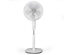 Fantask 16'' Oscillating Pedestal Fan 3 Speed Double Blades Height Adjustable - White