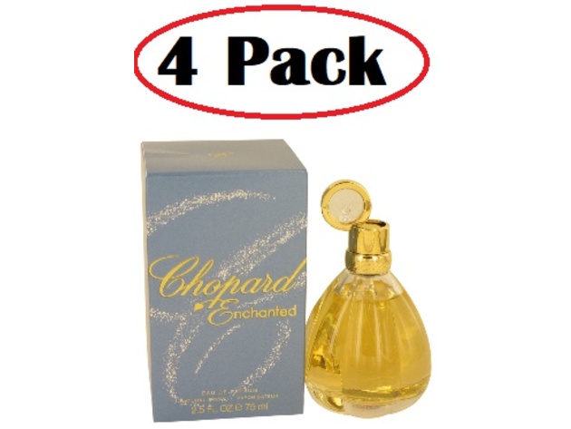 4 Pack of Chopard Enchanted by Chopard Eau De Parfum Spray 2.5 oz